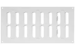 Metal grille adjustable 300x150mm white - MR3015R - RAL9016