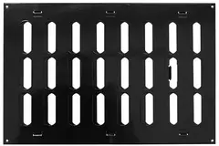 Adjustable metal slot diffuser 300x200 black - MR3020RM - RAL9005