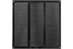 Metal grille 300x300mm black - MR3030M - RAL9005