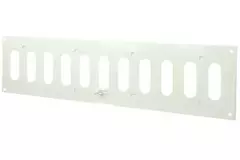 Metal adjustable rectangular slot diffuser 400x100 white - MR4010R - RAL9016