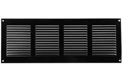 Metal grille 400x150mm black - MR4015M - RAL9005