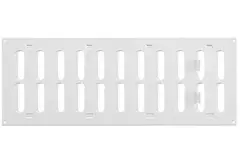 Metal grille adjustable 400x150mm white - MR4015R - RAL9016