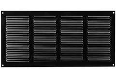 Metal grille 400x200mm black - MR4020M - RAL9005