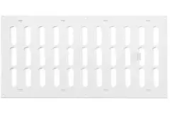 Adjustable metal slot diffuser 400x200 white - MR4020R - RAL9016