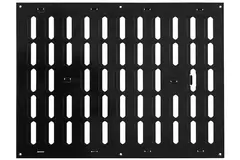 Adjustable metal slot diffuser 400x300 black - MR4030RM - RAL9005