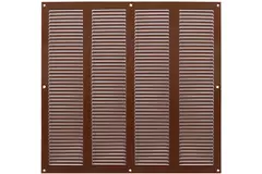 Metal grille 400x400mm brown - MR4040B