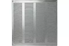 Metal grille 400x400mm zinc - MR4040Zn
