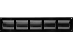 Metal grille 500x100mm black - MR5010M - RAL9005