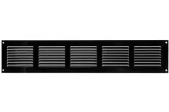 Metal grille 500x100mm black - MR5010M - RAL9005