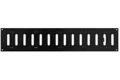 Adjustable metal slot diffuser 500x100 black - MR5010RM - RAL9005