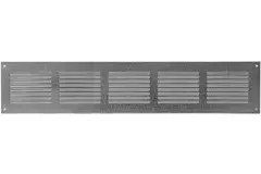 Metal ventilation grille rectangular 500x100 zinc - MR5010ZN