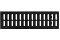 Adjustable metal slot diffuser 500x150 black - MR5015RM - RAL9005