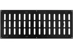 Adjustable metal slot diffuser 500x200 black - MR5020RM - RAL9005
