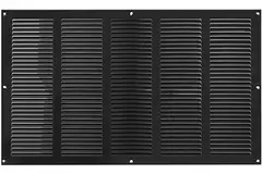 Metal grille 500x300mm black - MR5030M - RAL9005