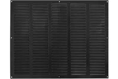 Metal grille 500x400mm black - MR5040M - RAL9005
