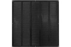 Metal grille 500x500mm black - MR5050M - RAL9005