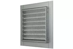 Metal grille industrial 200x200mm zinc - MRF2020Zn