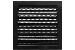 Metal grille industrial 300x300mm Black - MRF3030M