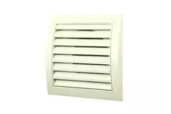 Wall grille 150x150 with diameter 100 white - ND10