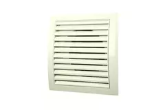 Wall grille 190x190 - Ø125 white - ND12