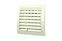 Wall grille adjustable 150x150 diameter: 100 white