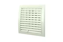 Wall grille adjustable 190x190 diameter: 125 white  - ND12R
