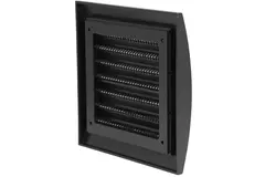 Wall grille Adjustable 150x150 mm diameter 100 mm anthracite - ND10A