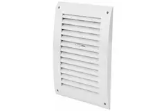 Wall grille Adjustable 250x170 mm white - N25R