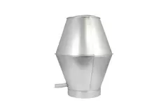 Deflector cover round 200 mm sendzimir zinc-plated