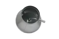 Deflector cover round 100 mm sendzimir zinc-plated