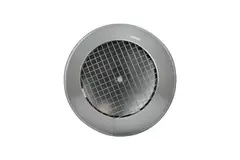 Deflector cover round 100 mm sendzimir zinc-plated