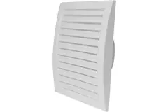 Wall grille 190x190 - Ø125 white - ND12