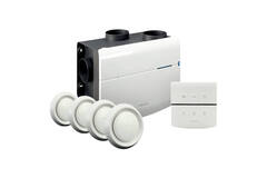 Orcon all-in-one package  MVS 15RHB 520m³/h + humidity sensor + RFT control + 4 valves
