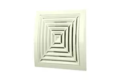Ceiling diffuser square 190x190 diameter: 150 white - ND15G