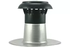 Ventilation roof slab with plastic cap Ø 150-160mm