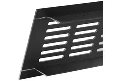 Skirting diffuser aluminium - black L=300mm x H=40mm -RA430B