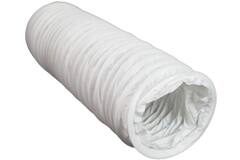 Flexible PVC ventilation hose white Ø 100 mm (6 metres)