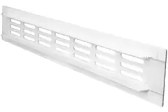 Skirting diffuser aluminium - white L=300mm x H=40mm -RA430