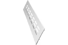 Skirting diffuser aluminium - white L=300mm x H=40mm -RA430