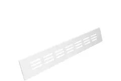 Skirting diffuser aluminium - white L=300mm x H=40mm -RA430