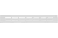 Skirting diffuser aluminium - white L=300mm x H=40mm -RA430
