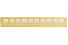 Skirting diffuser aluminium - gold L=400mm x H=60mm -RA640G