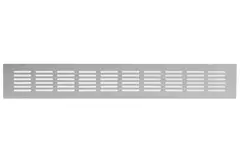 Skirting diffuser aluminium - silver L=400mm x H=60mm -RA640S