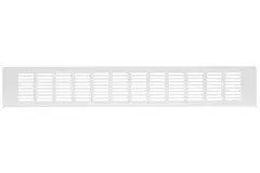 Skirting diffuser aluminium - white L=500mm x H=80mm -RA850