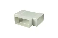Rectangular plastic T-piece 110 x 55 - KT