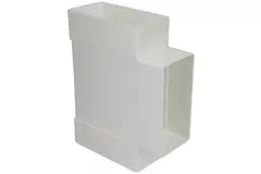 Rectangular plastic T-piece 110 x 55 - KT
