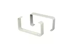 Rectangular plastic brackets (2 pieces) 110 x 55