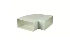 Rectangular plastic horizontal 90° bend 110 x 55mm - KLH