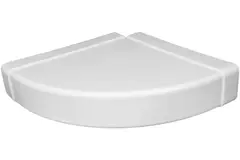 Rectangular plastic horizontal 90° bend 220 x 55mm - KLH25-90