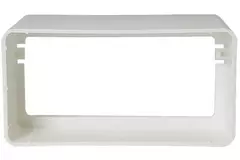 Rectangular plastic connector 110 x 55 - KS
